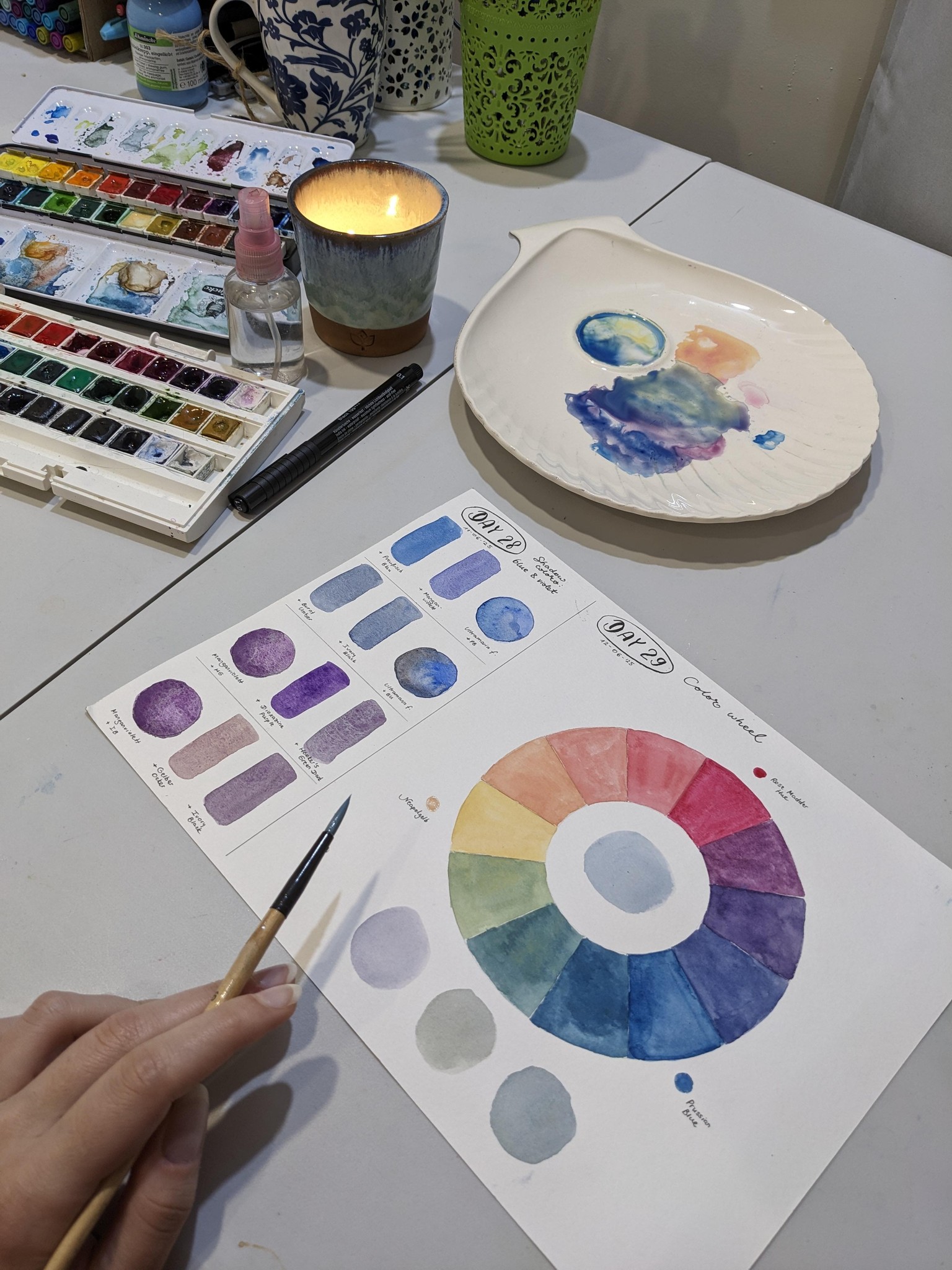 30 days color mixing challenge - image 2 - student project