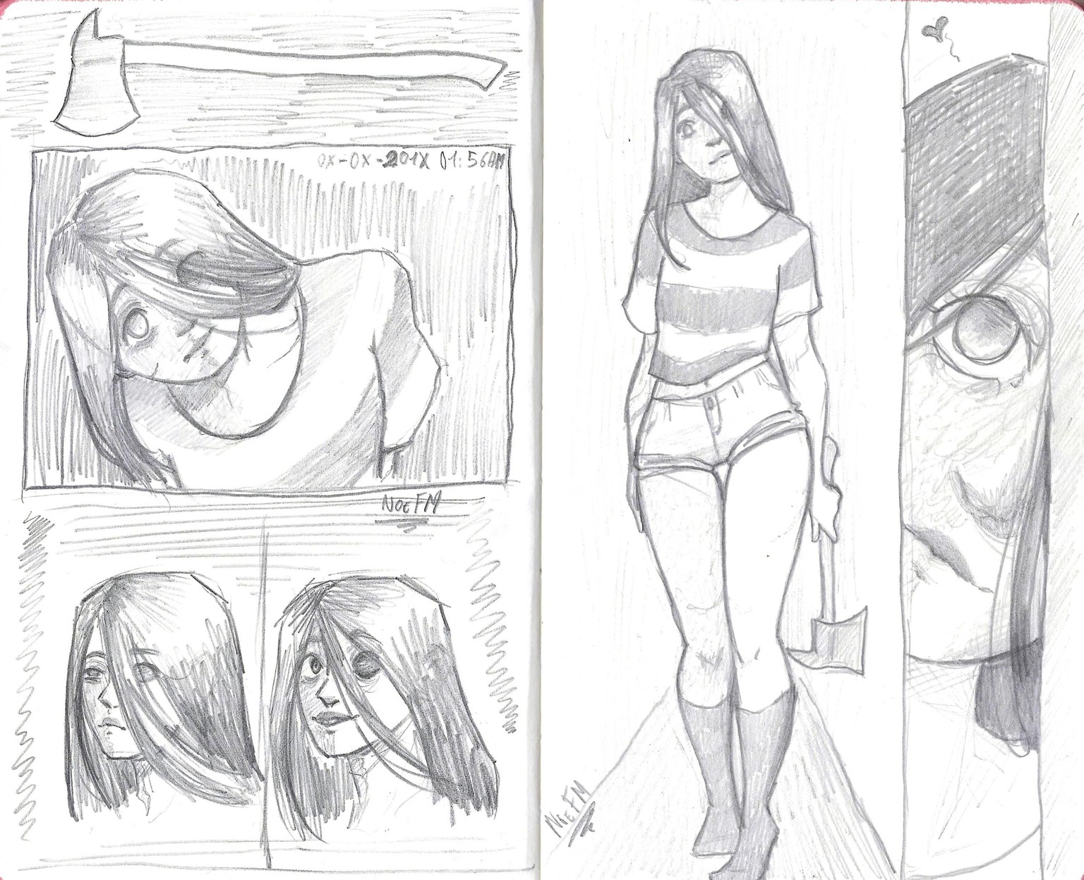 Proceso de ilustración en tradicional y digital. - image 1 - student project