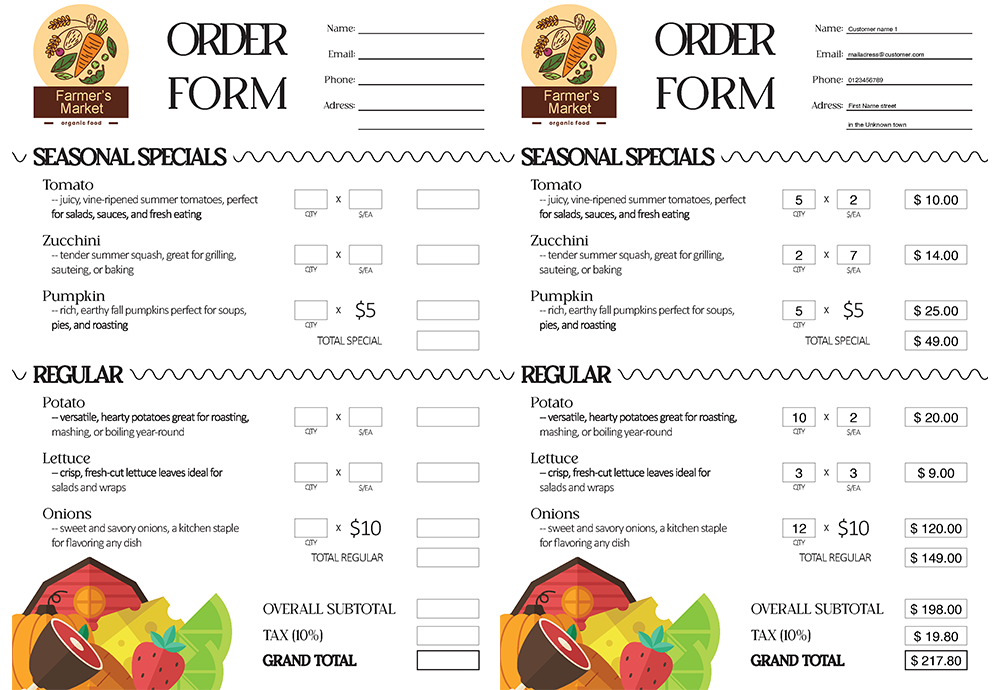 Fillable PDF forms - image 3 - student project
