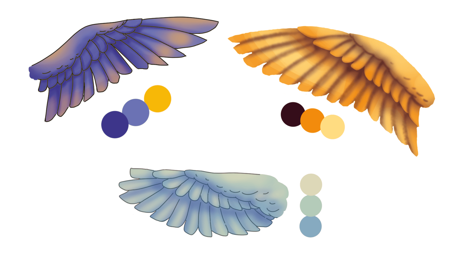Colorful feathers - image 1 - student project