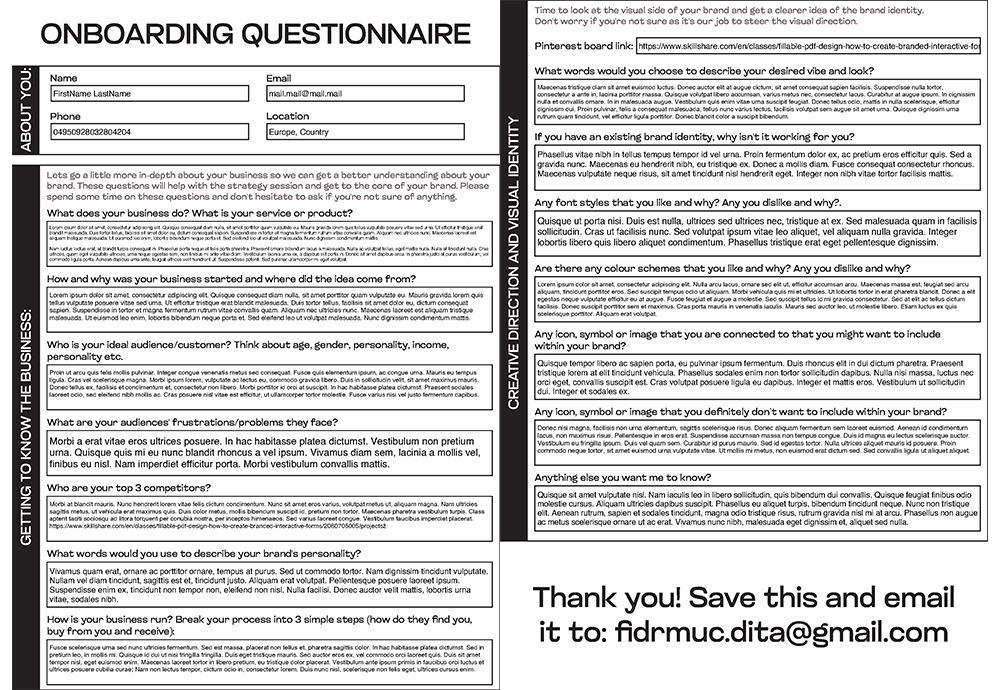 Fillable PDF forms - image 2 - student project