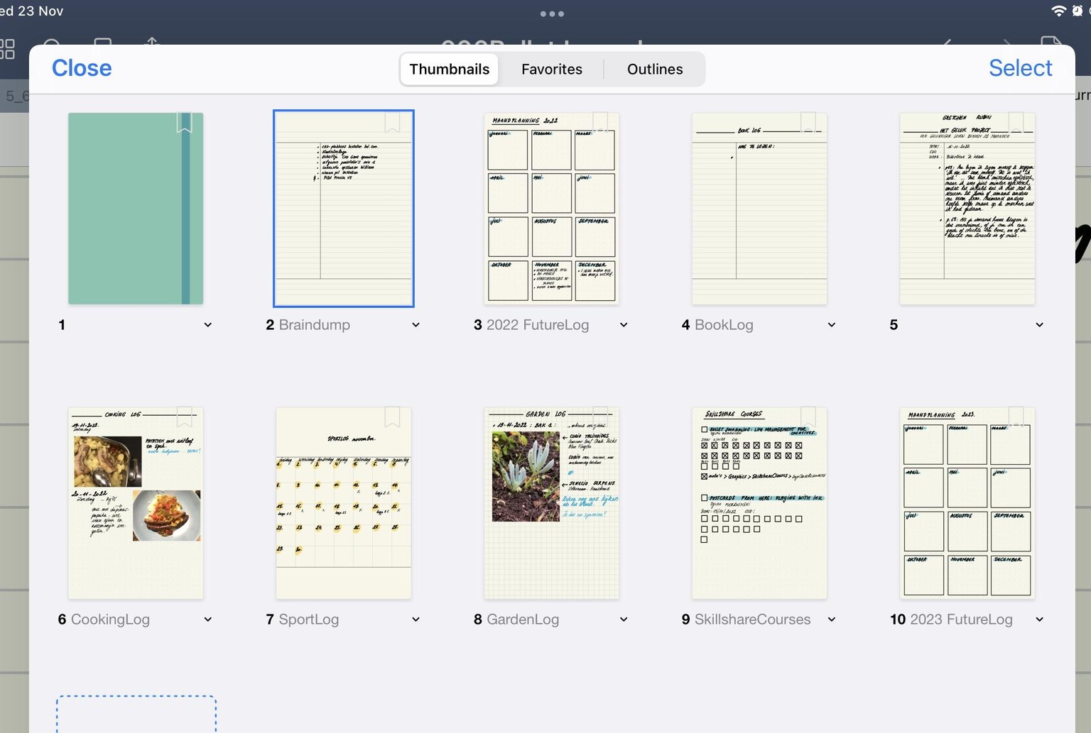 Digital version in GoodNotes - image 1 - student project