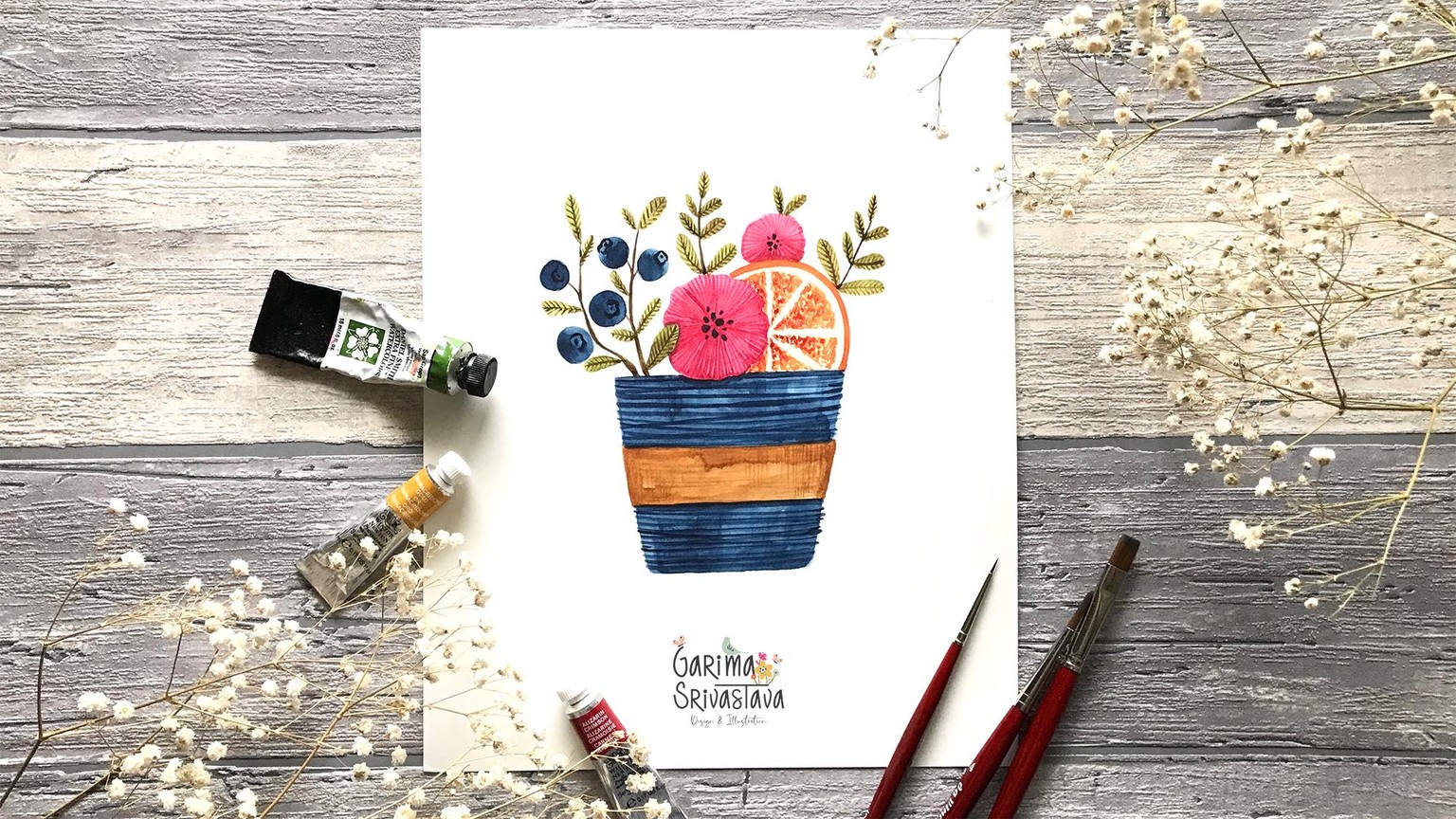 Transform Inspiration into Illustration with Imagination: 4 Watercolor Projects - image 1 - student project