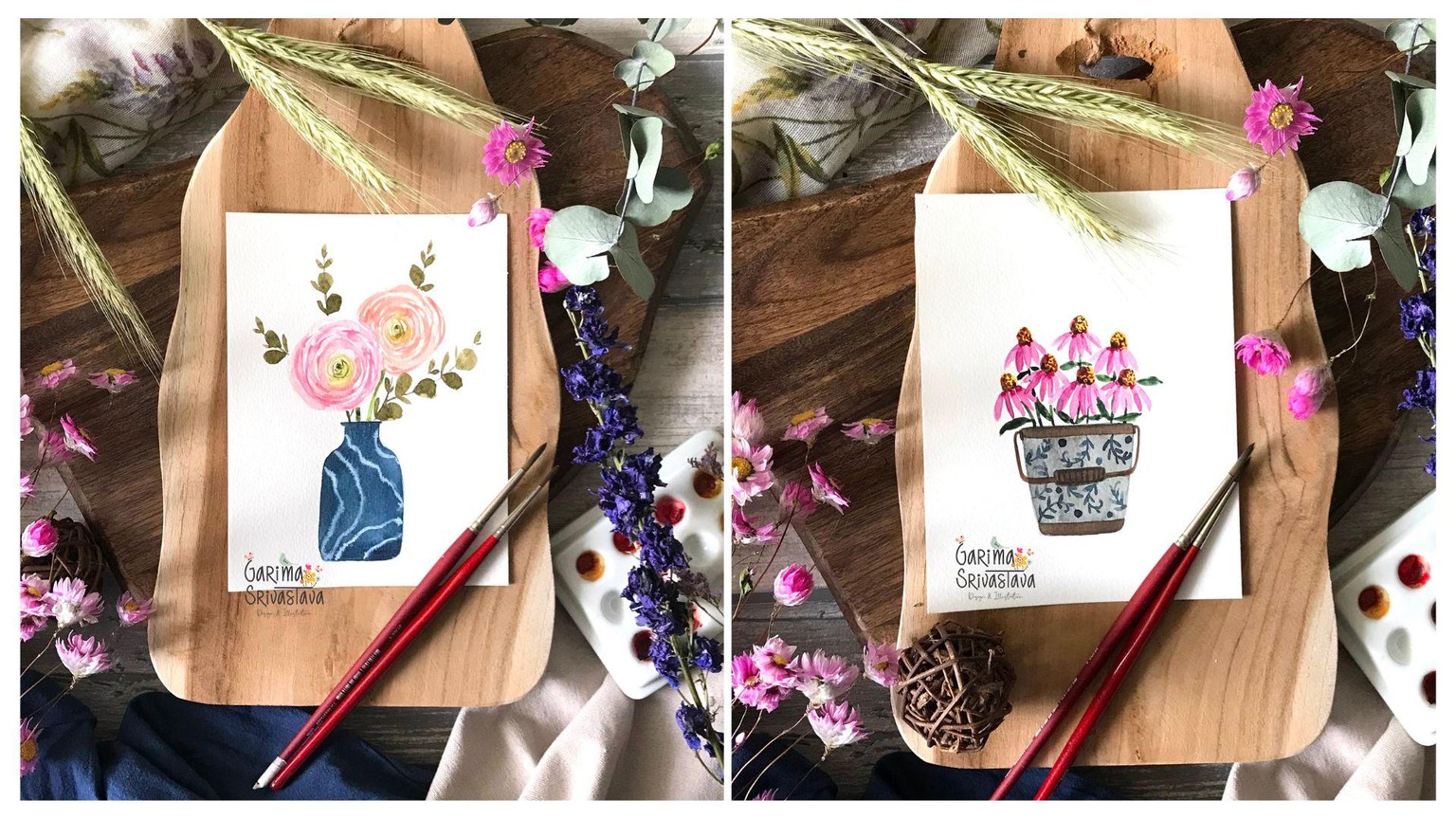 Paint Watercolor Florals to Build a Daily Creative Routine - image 3 - student project