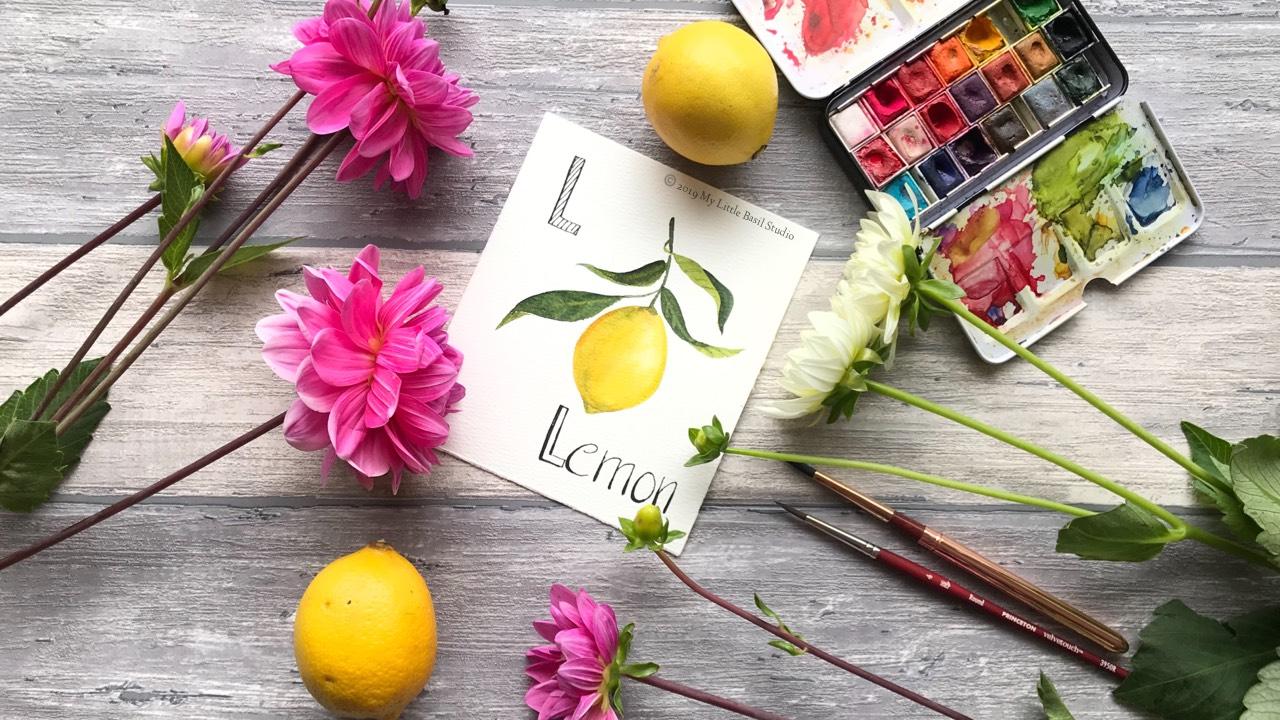 Loose Watercolor: Fruits and Vegetables - image 2 - student project