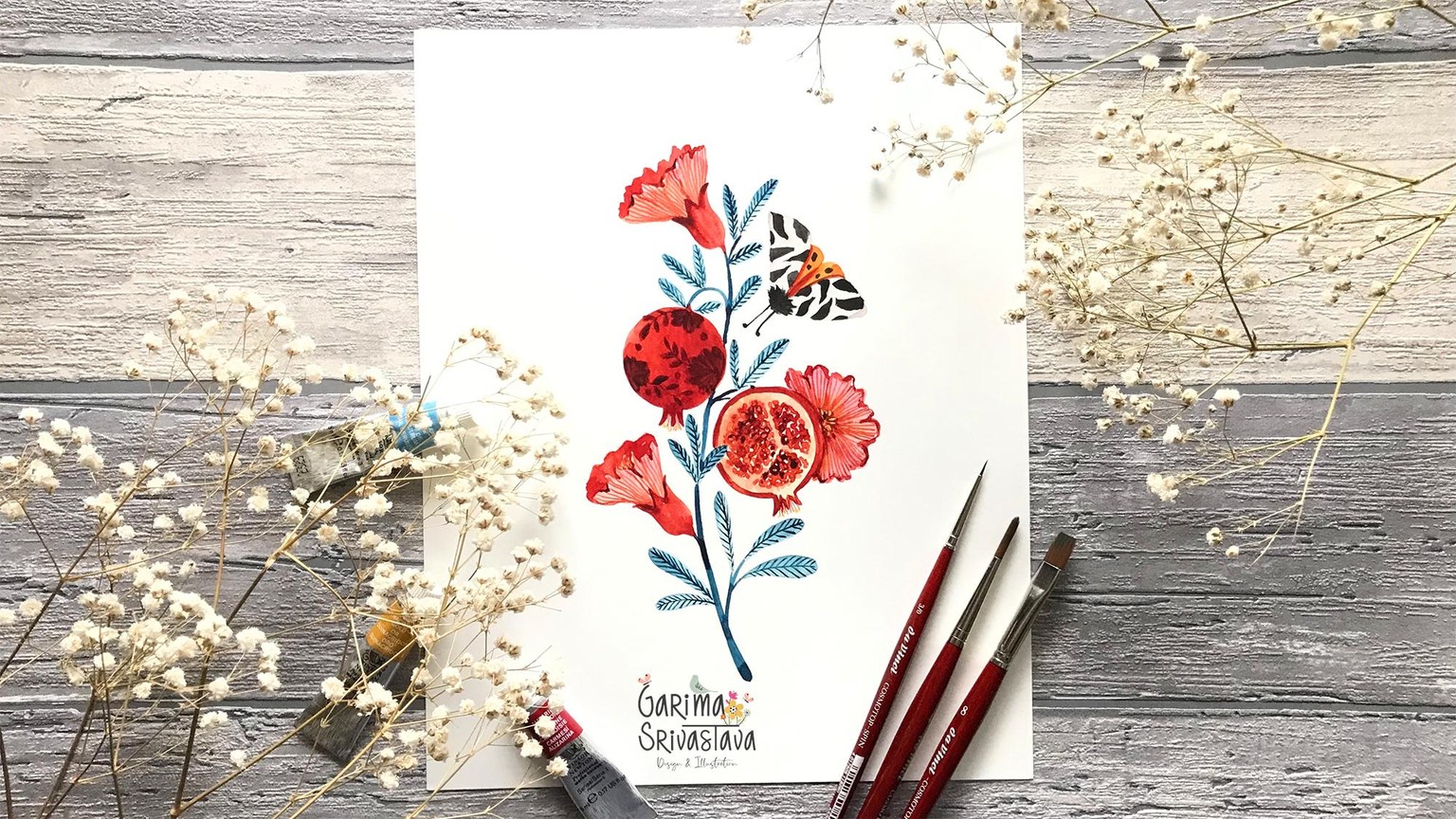 Transform Inspiration into Illustration with Imagination: 4 Watercolor Projects - image 3 - student project