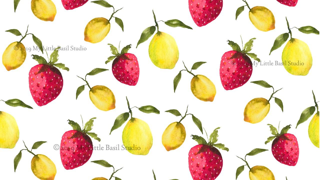 Loose Watercolor: Fruits and Vegetables - image 5 - student project