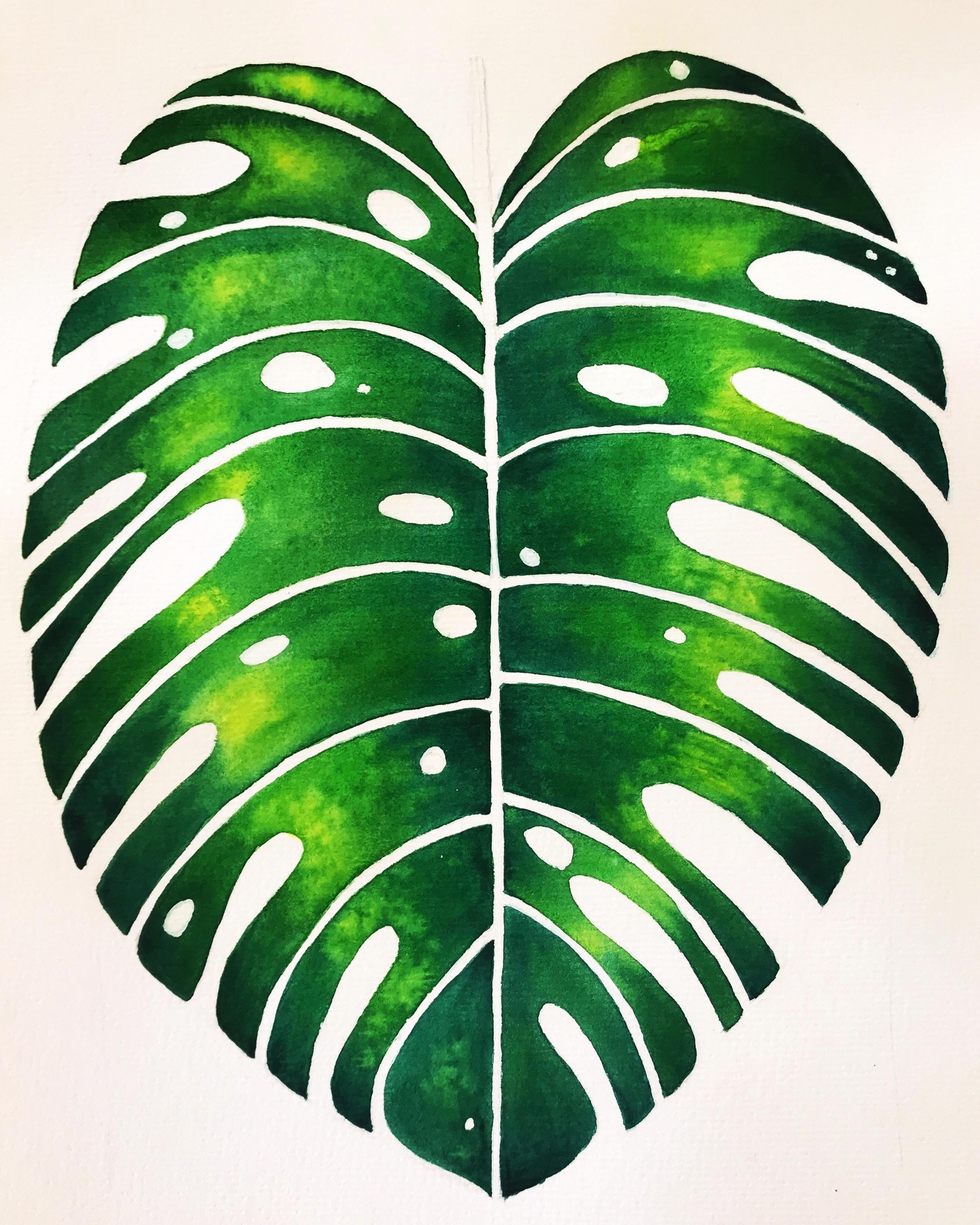 Monstera Leaf Project - image 1 - student project