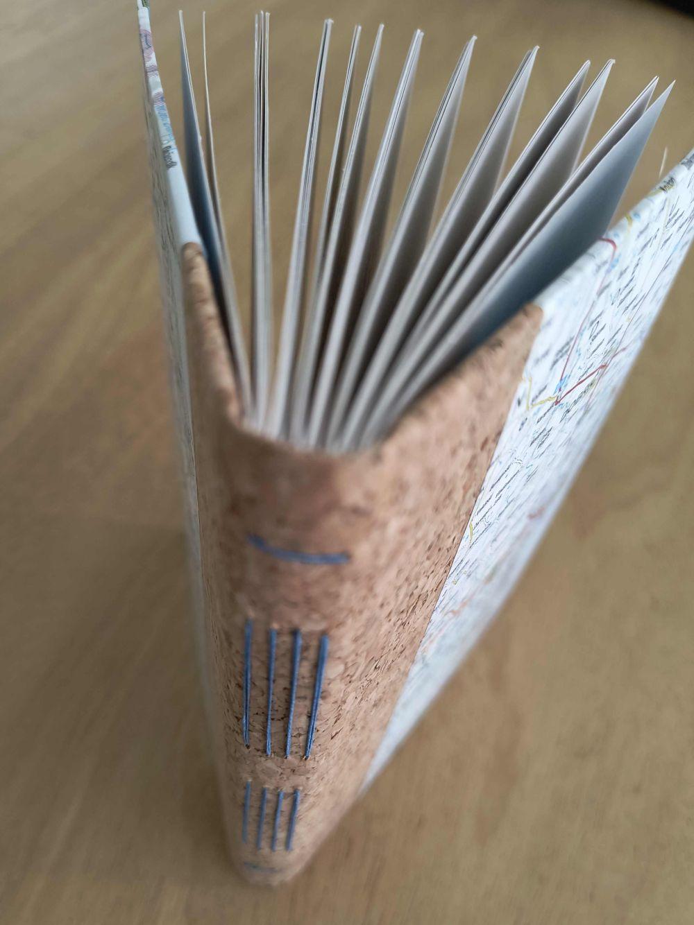 Travel notebook, long stitch binding - image 1 - student project