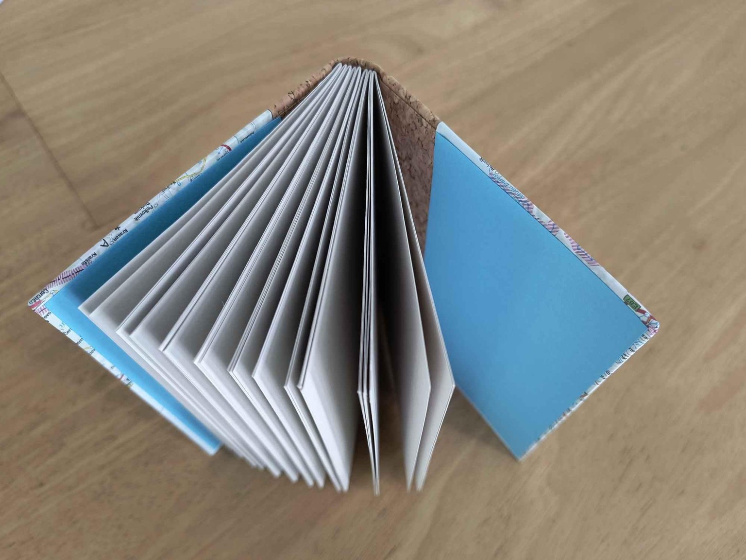 Travel notebook, long stitch binding - image 2 - student project