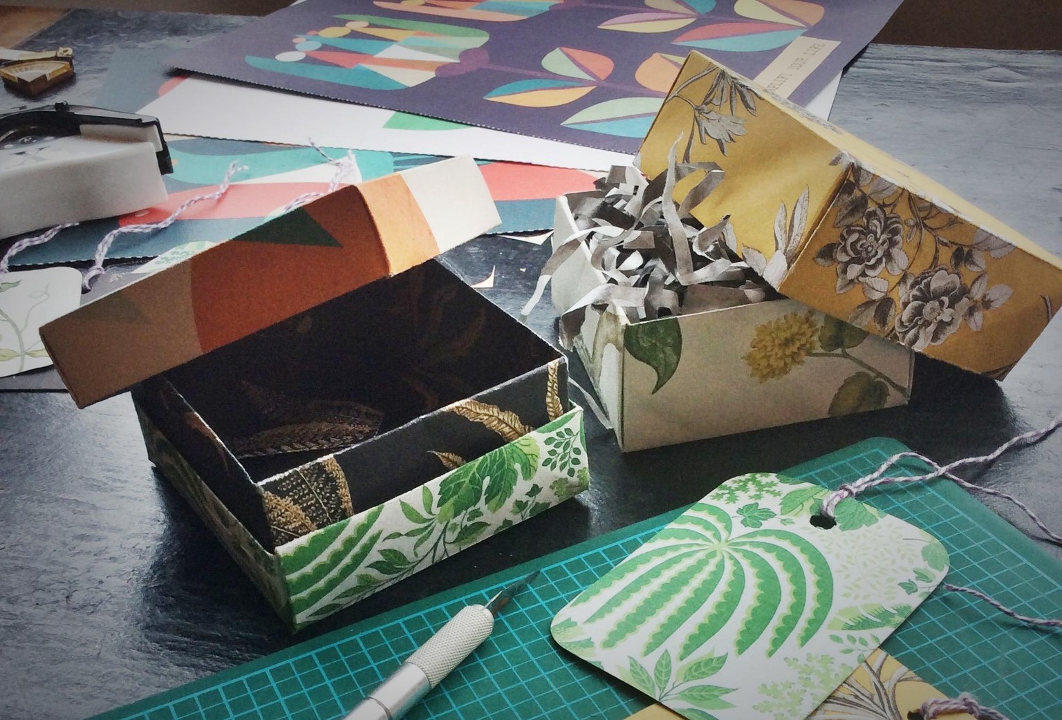 Boxes with Gift Tags - image 2 - student project