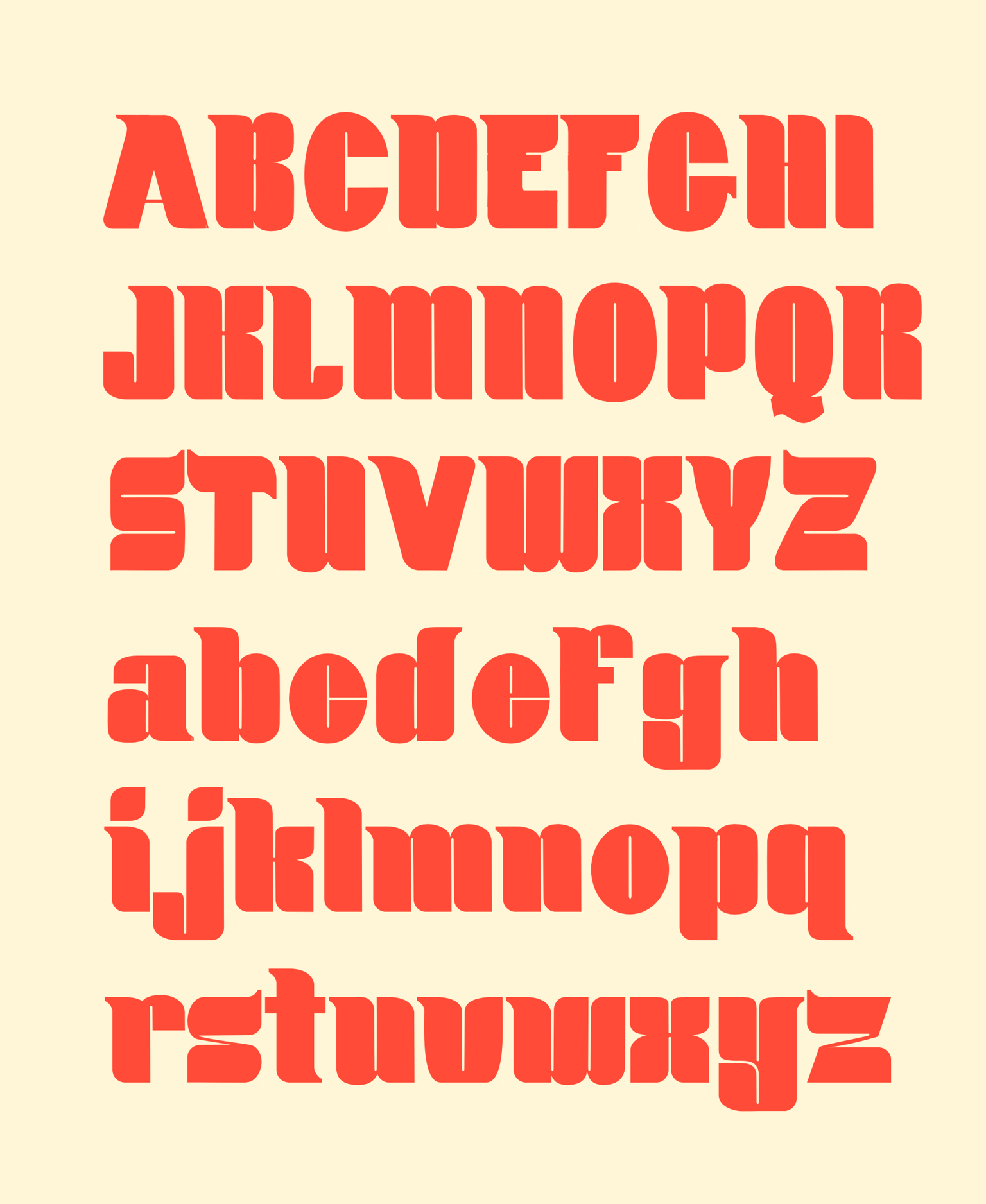 Monkey Mind Typeface - image 2 - student project