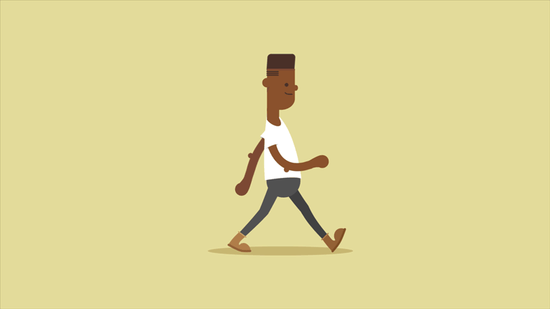 Character Walk Cycle - image 1 - student project