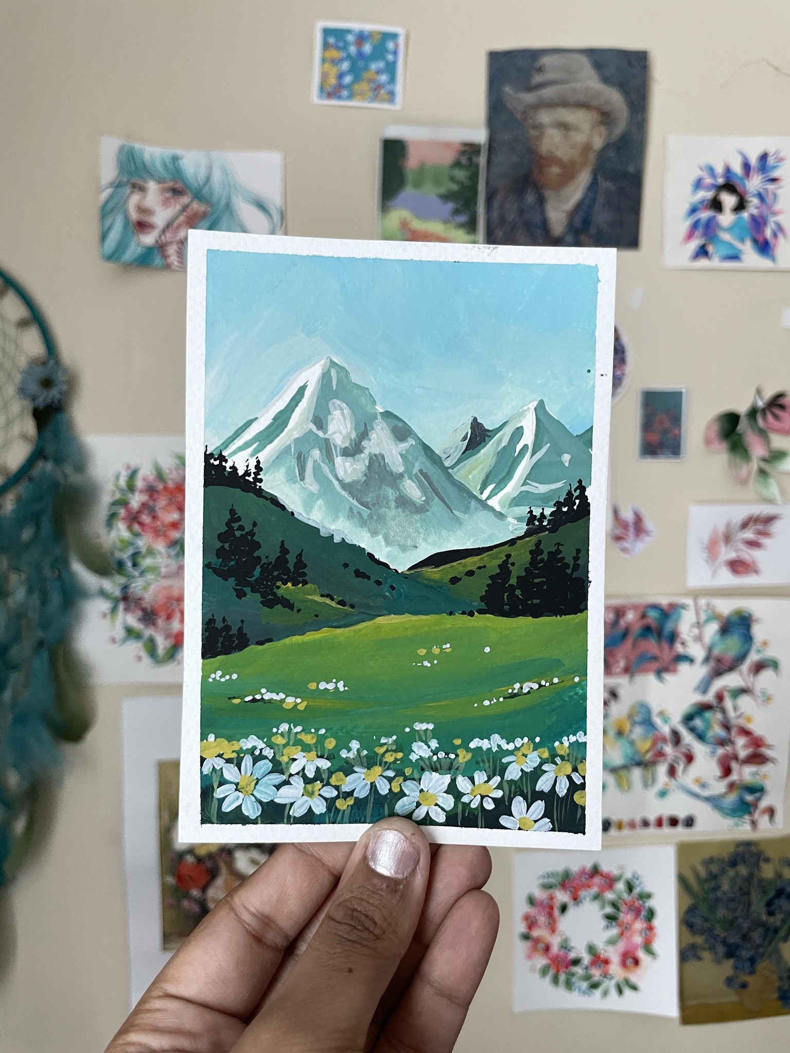 Master Gouache Landscapes - 8 Day Challenge - image 2 - student project