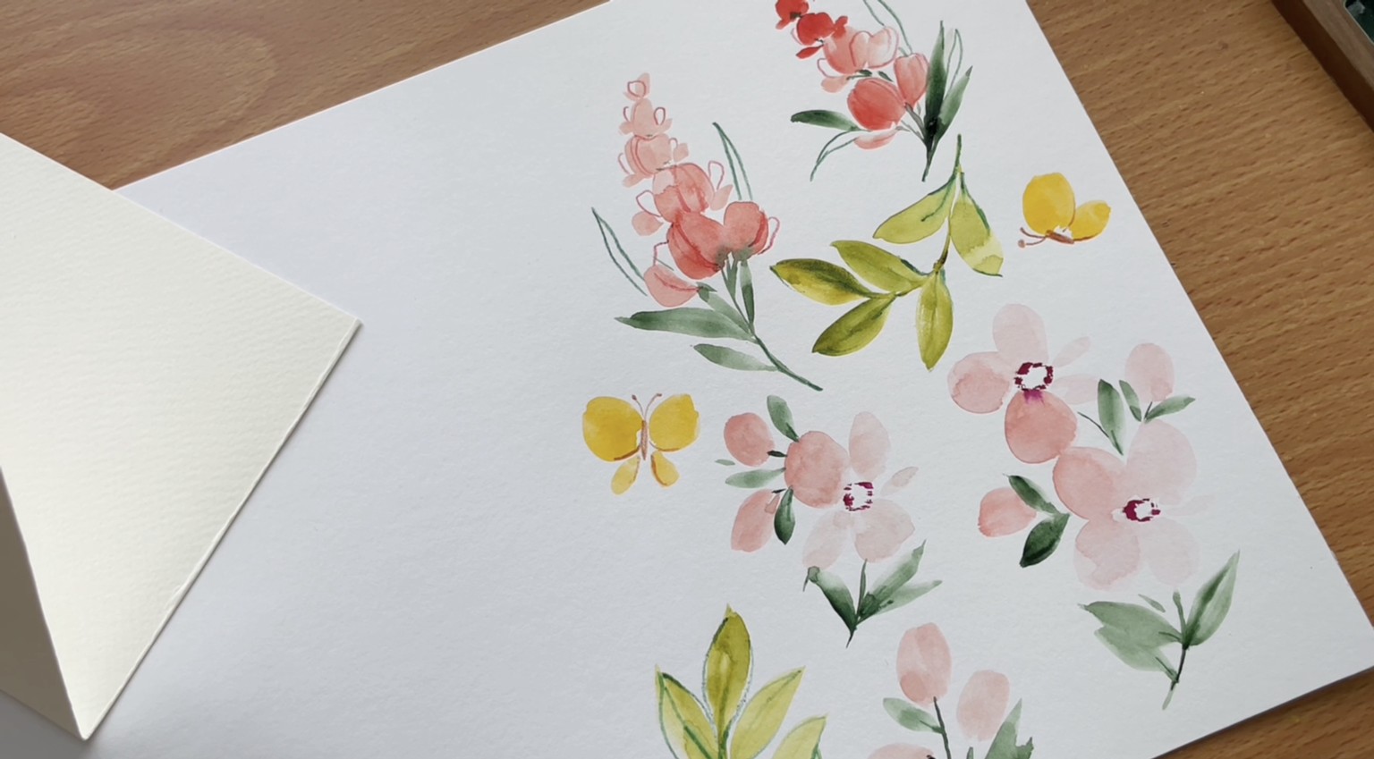 Joyful Watercolor Cards That Pop: A Creative Class for Beginners - image 1 - student project