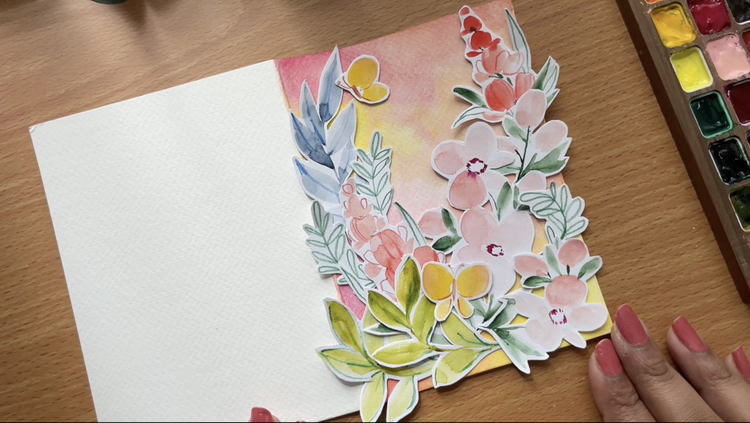 Joyful Watercolor Cards That Pop: A Creative Class for Beginners - image 3 - student project