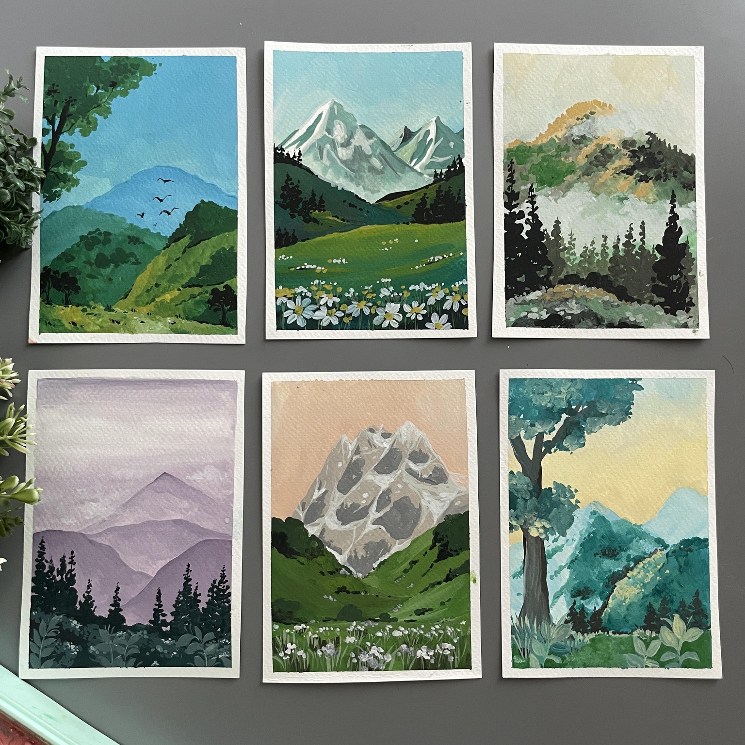 Master Gouache Landscapes - 8 Day Challenge - image 1 - student project