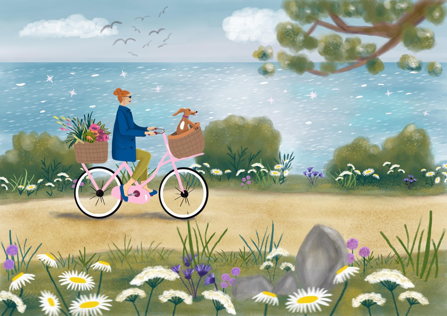 Ocean Bike Ride - image 1 - student project