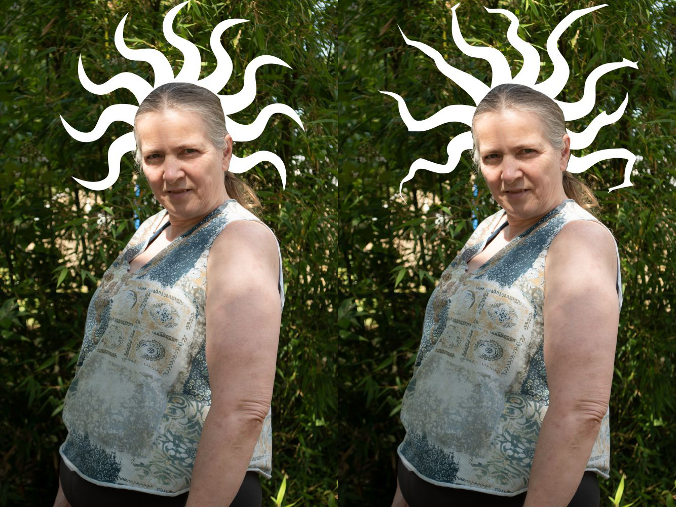 Here is my before and after with the puppet warp - image 1 - student project