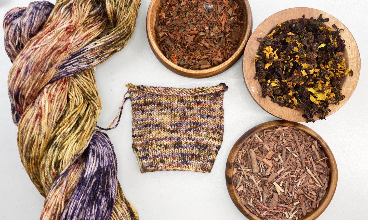 Plant Dyed Yarn - image 2 - student project