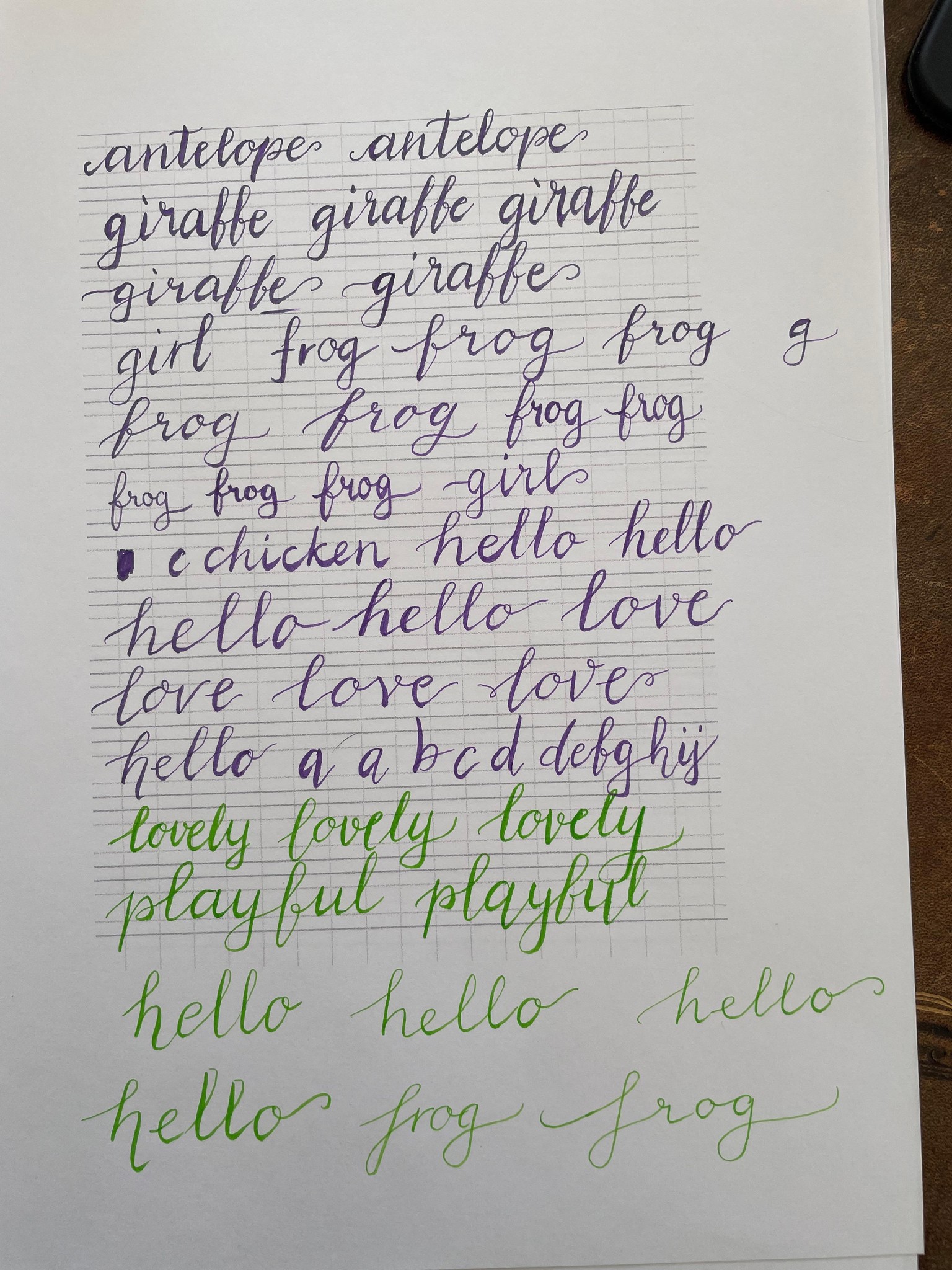 Lettering with Peggy - image 2 - student project