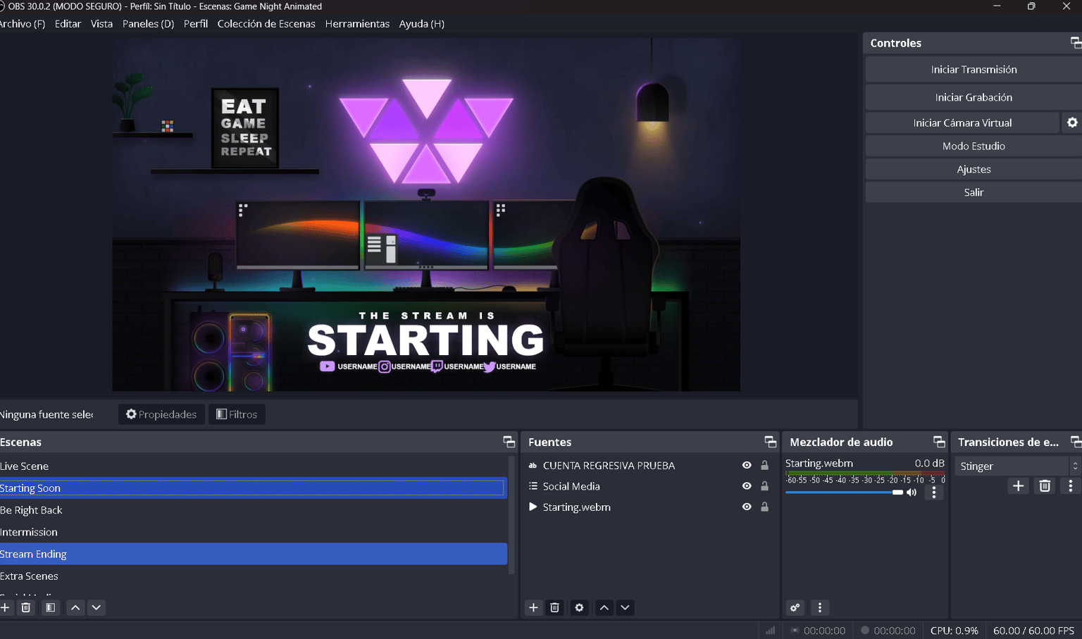 COMENZANDO STREAM - image 1 - student project