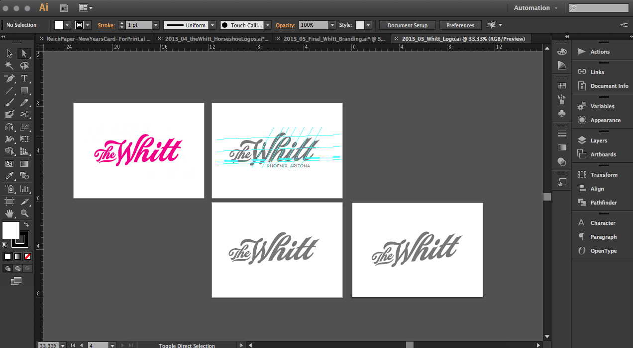 The Whitt Logotype - image 32 - student project