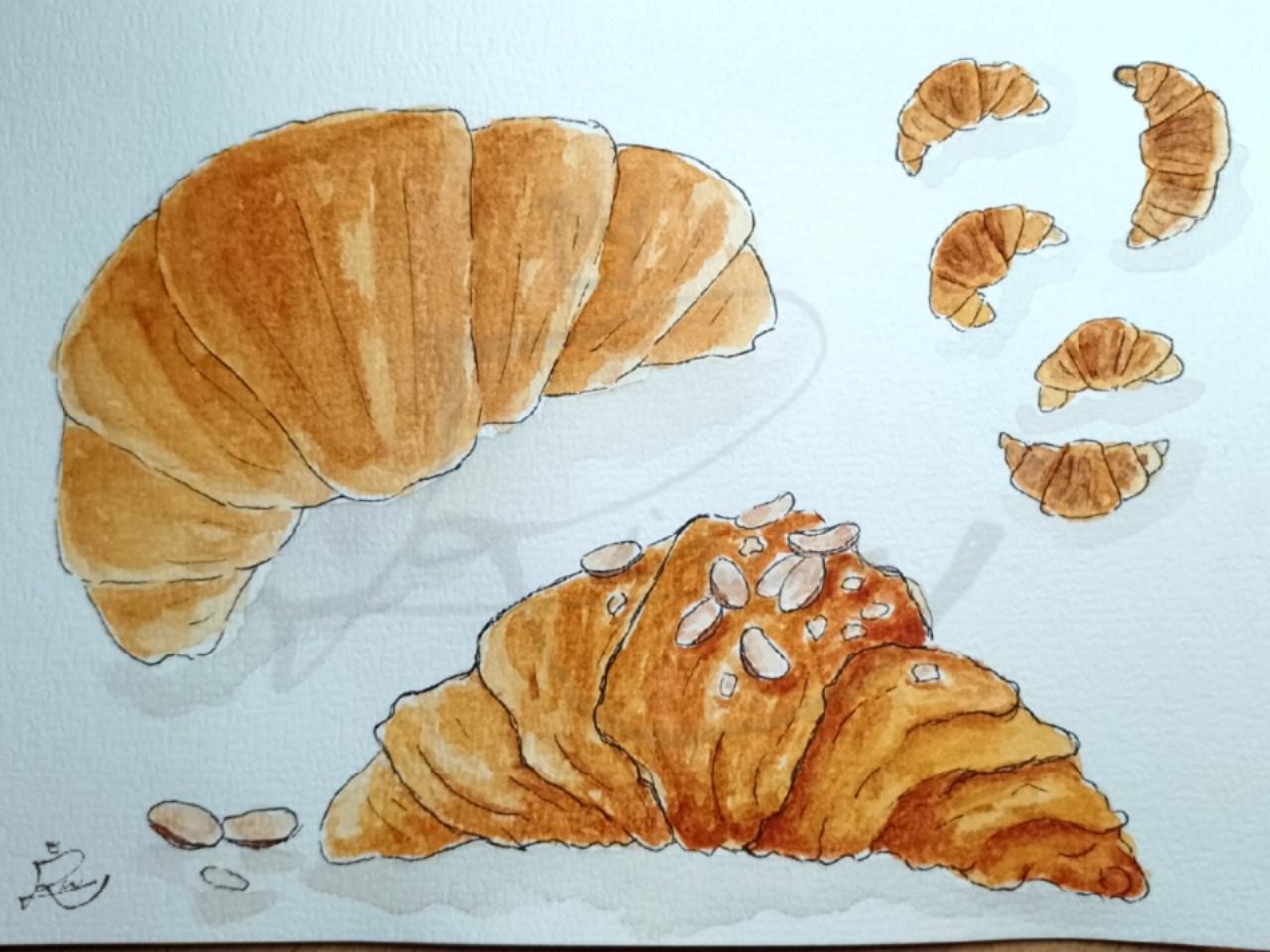 Fun and Easy Watercolors: Drawing cookies and pastry - image 3 - student project