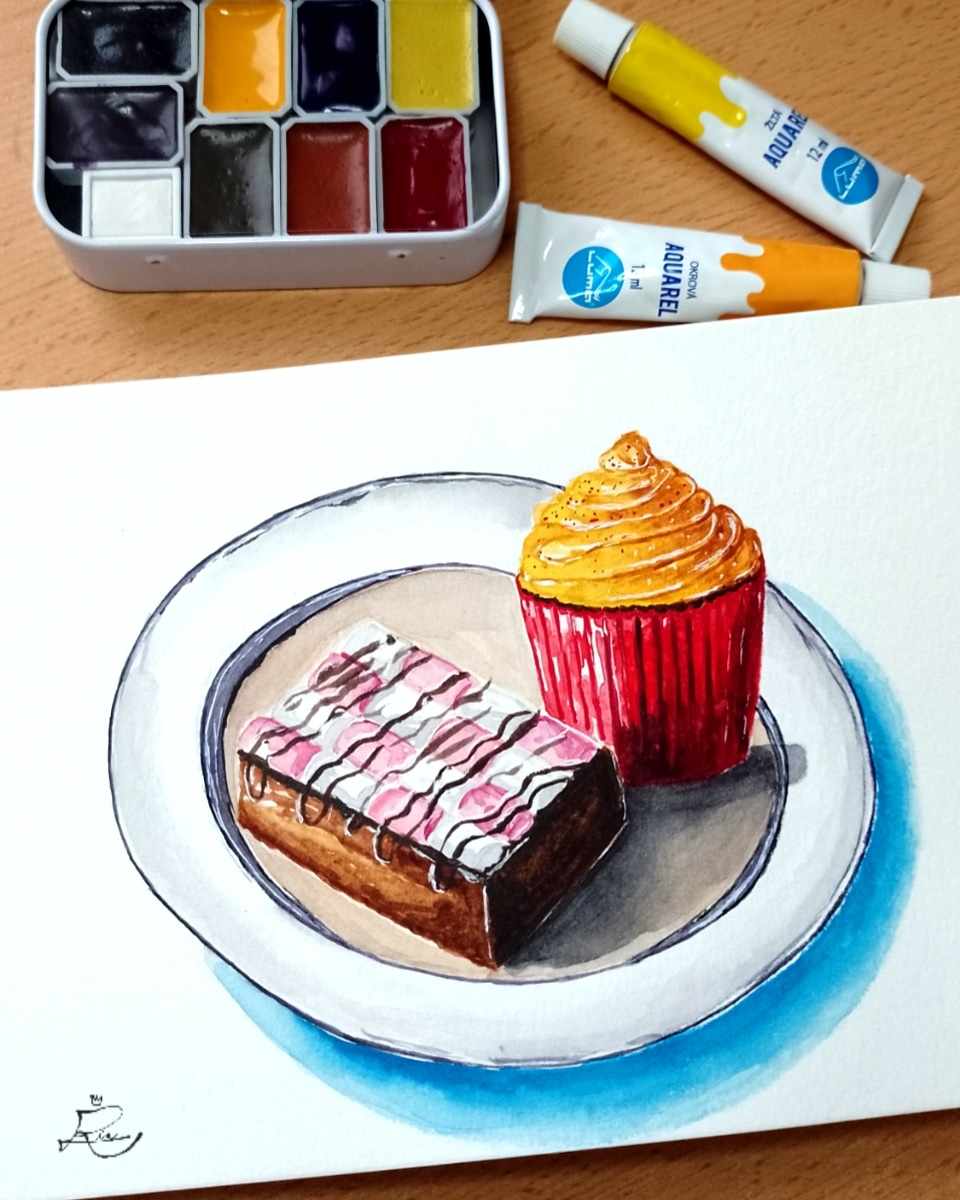 Food Illustration - Everything you need to know to paint food & drinks - image 5 - student project