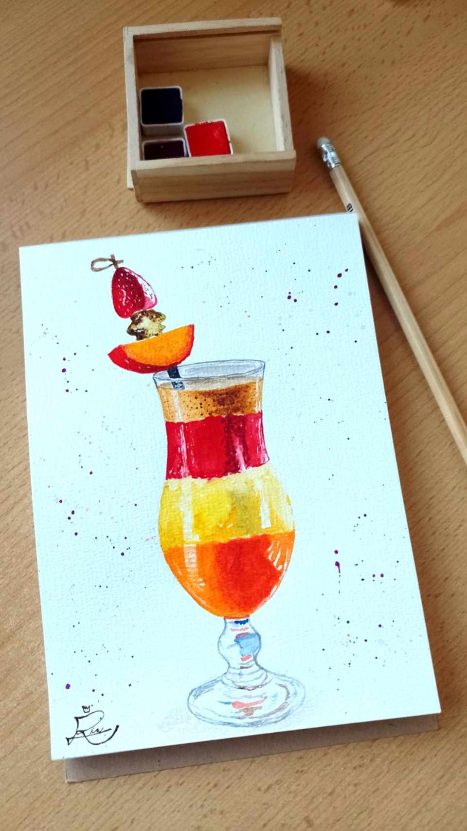 Food Illustration - Everything you need to know to paint food & drinks - image 7 - student project