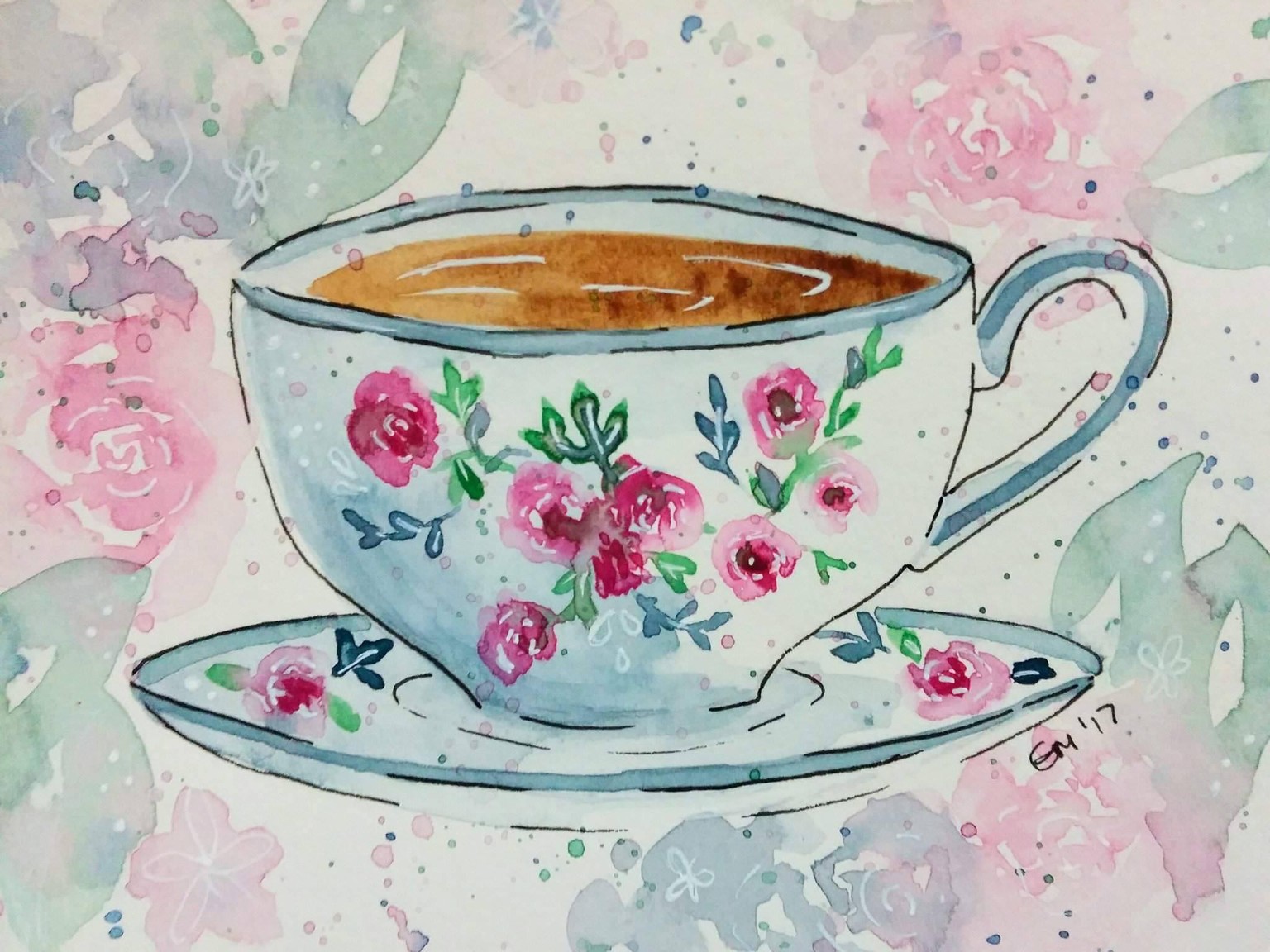 Ink and Watercolor - image 1 - student project