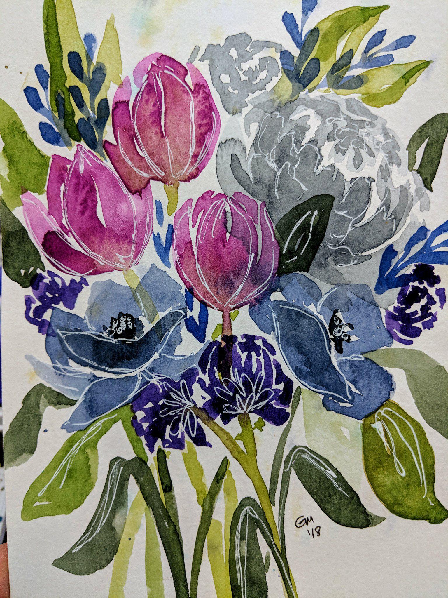 Loose Florals - image 4 - student project