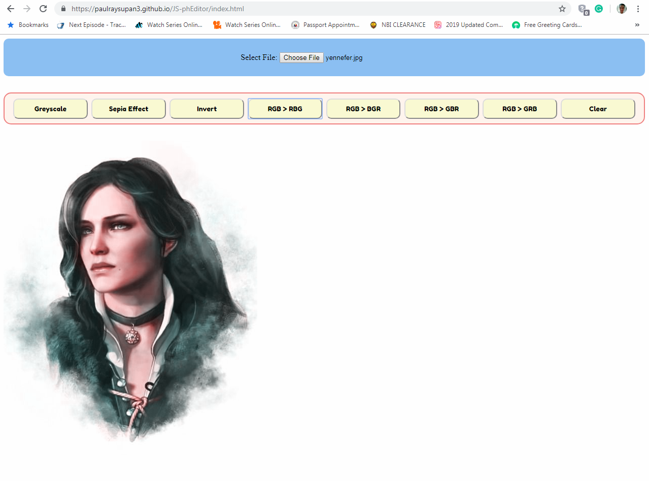 JS-Photo Editor - image 1 - student project