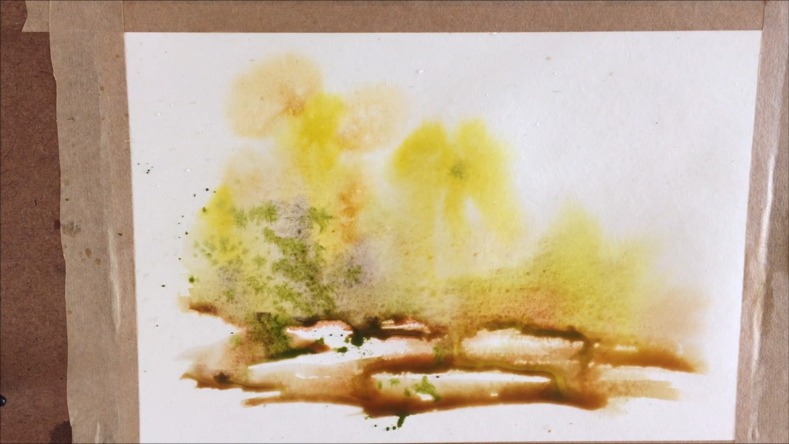 Spontaneous Watercolour Landscape 1 - image 1 - student project