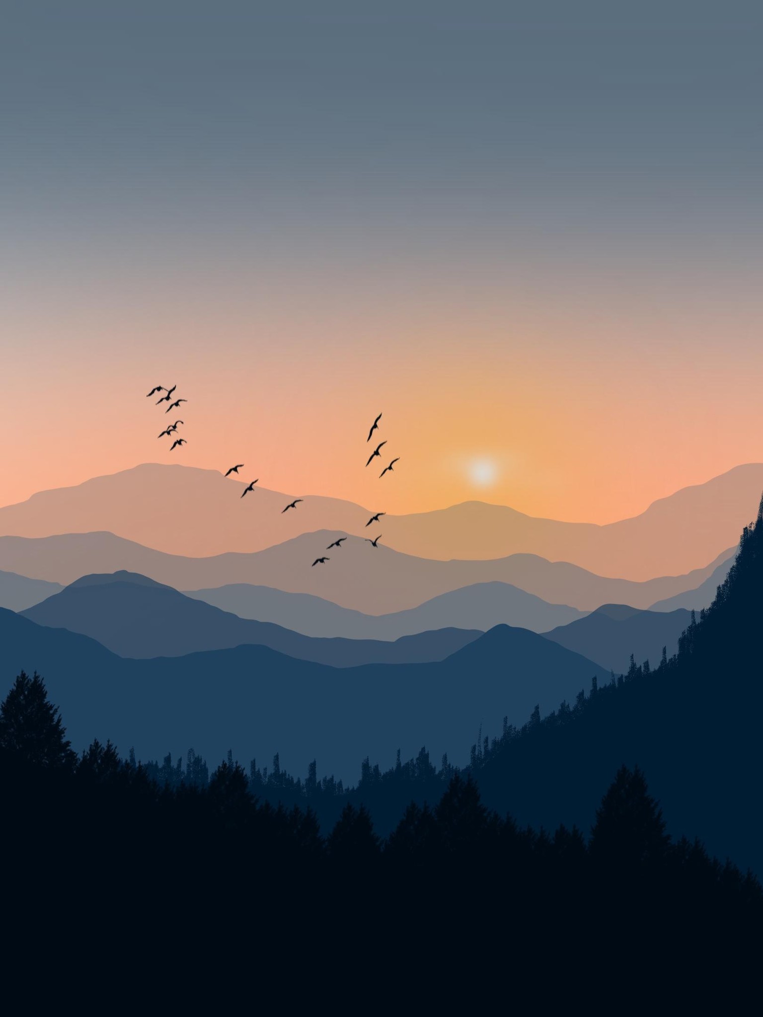 Nice mountains - image 1 - student project