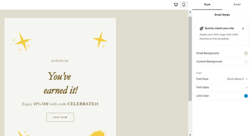 My squarespace website - image 1 - student project