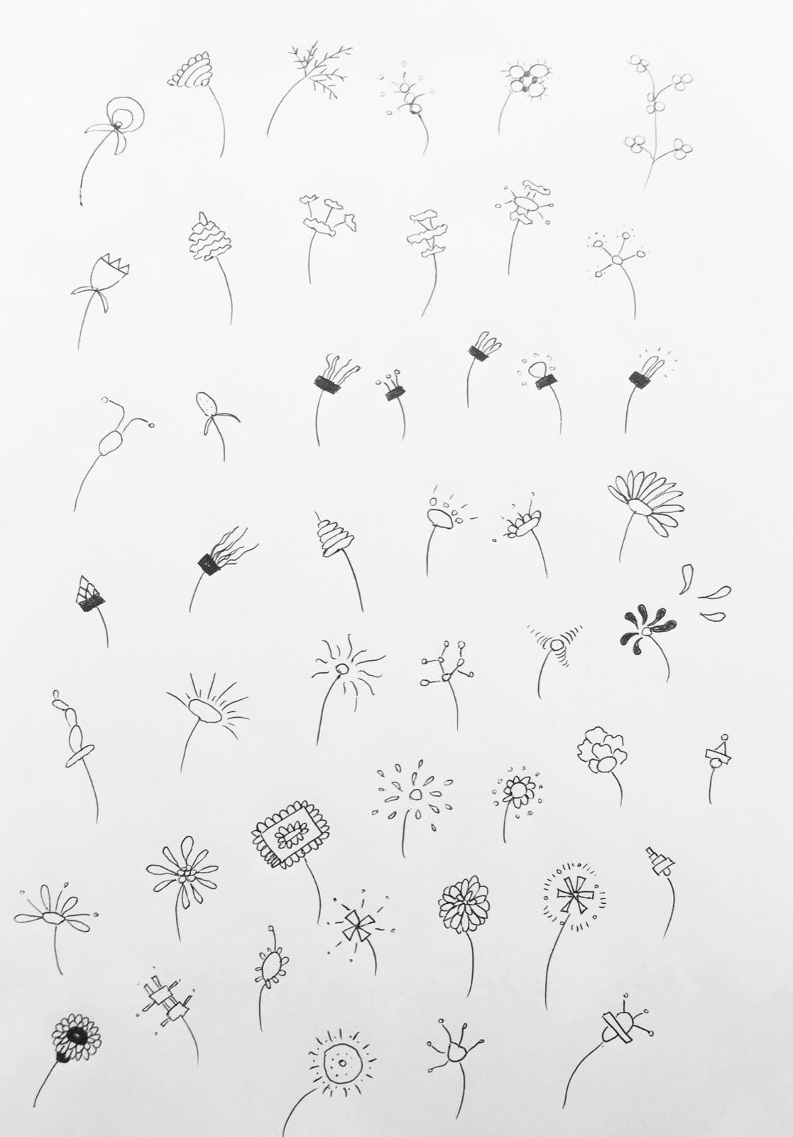 Super fun flower drawing project - image 1 - student project