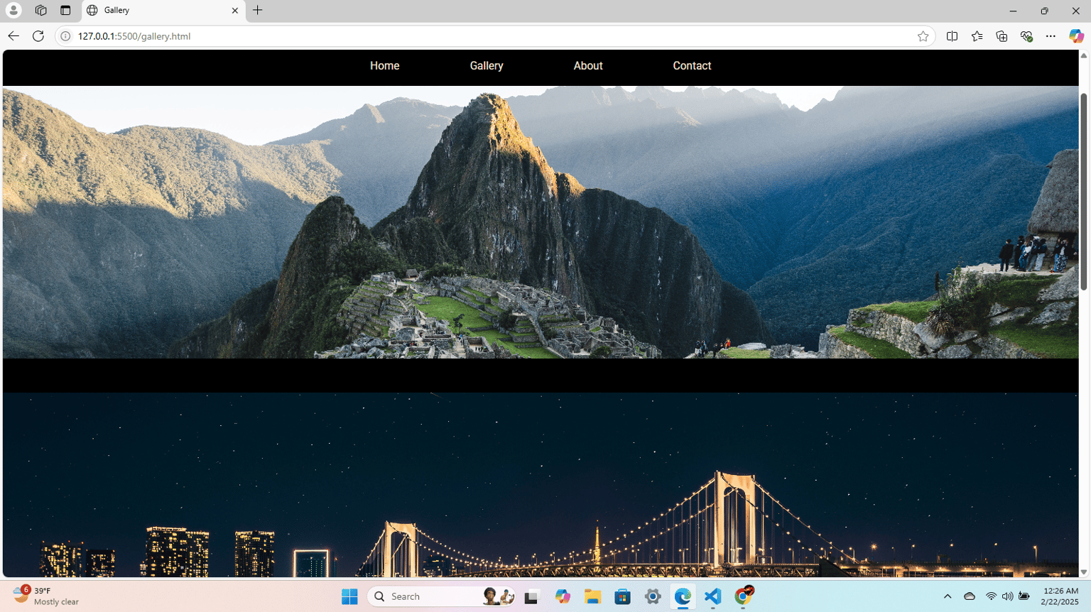 First Website Thanks To This Guy! - image 3 - student project
