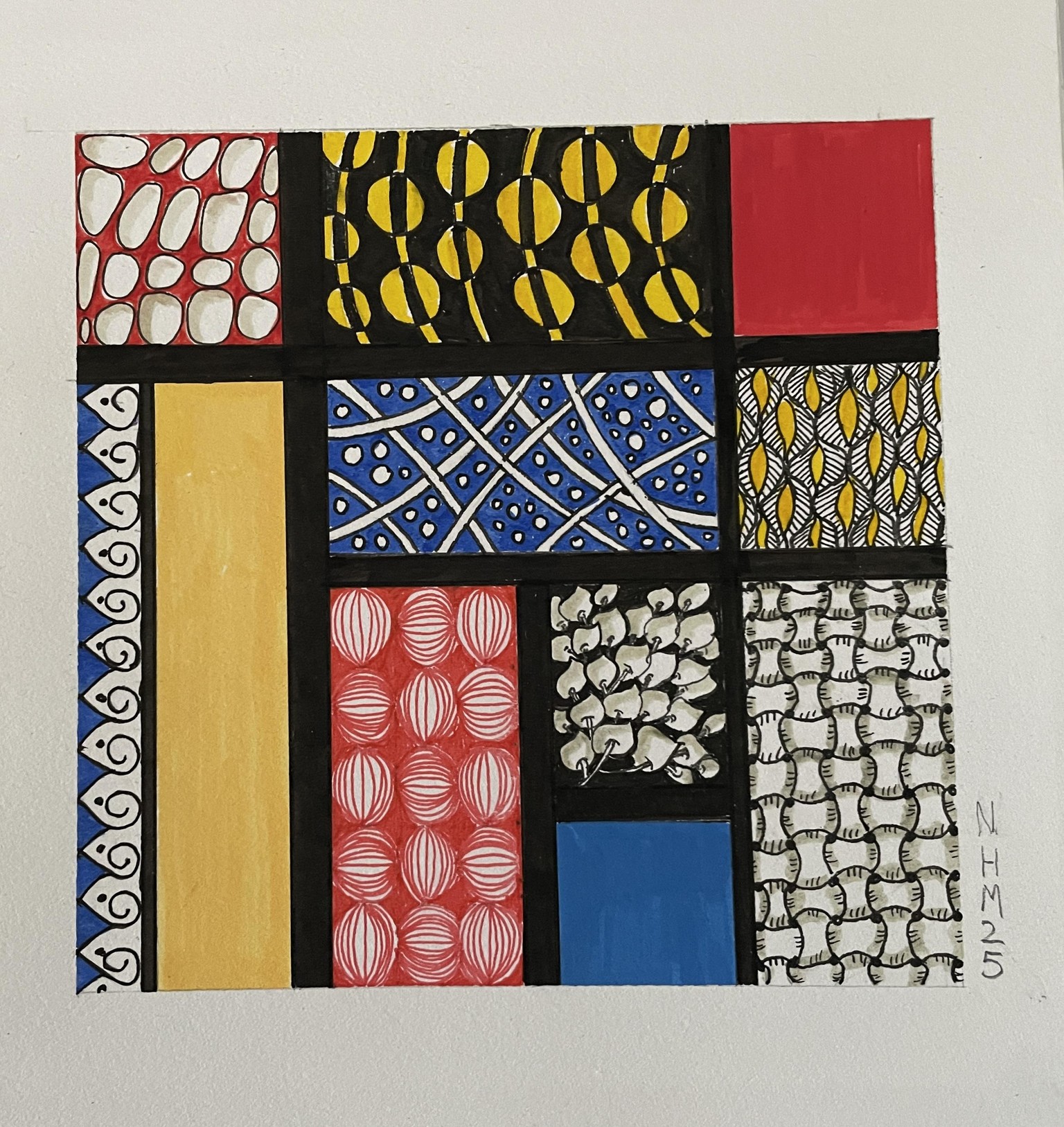 Inspired by Piet Mondriaan - image 2 - student project