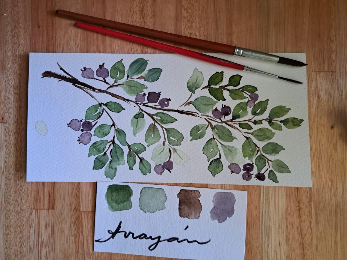 La naturaleza como inspiración: Pintamos hojas con acuarelas - image 9 - student project