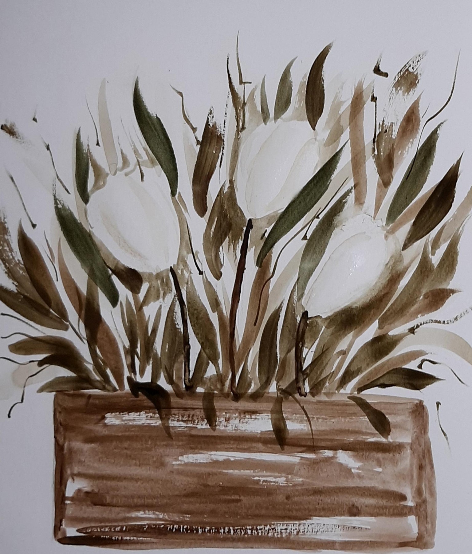 Aprendiendo con Jenny Tulipanes blancos - image 3 - student project