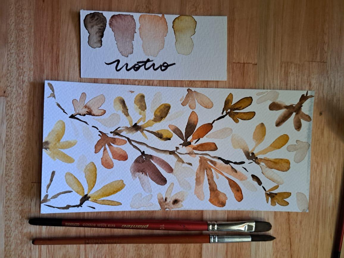 La naturaleza como inspiración: Pintamos hojas con acuarelas - image 10 - student project