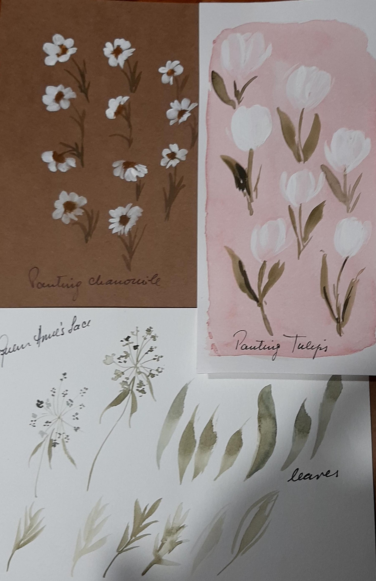 Aprendiendo con Jenny Tulipanes blancos - image 1 - student project