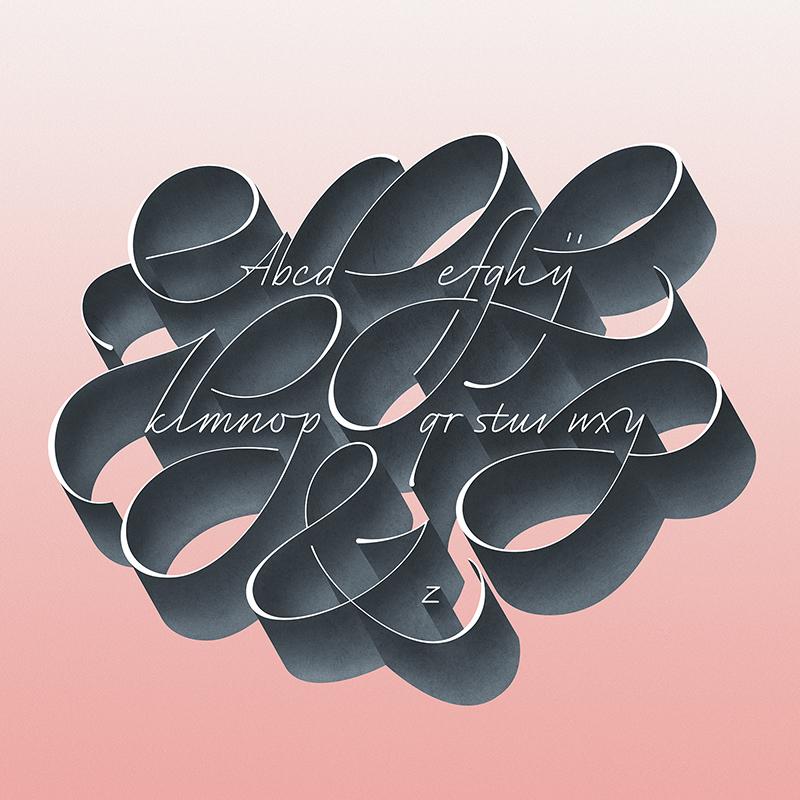 Gradient alphabet - image 1 - student project