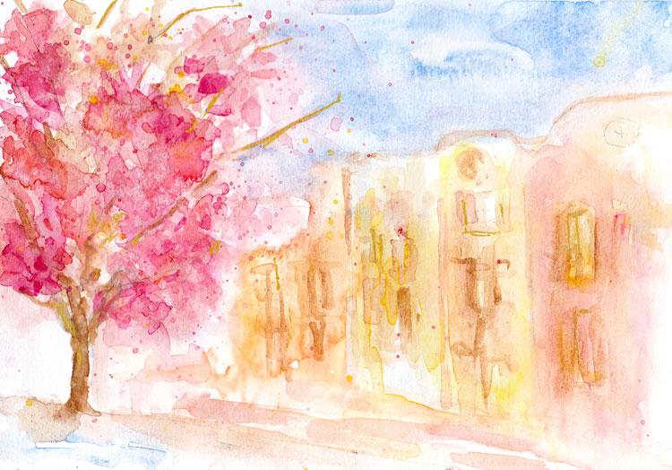When cherry trees bloom in the city... - image 3 - student project