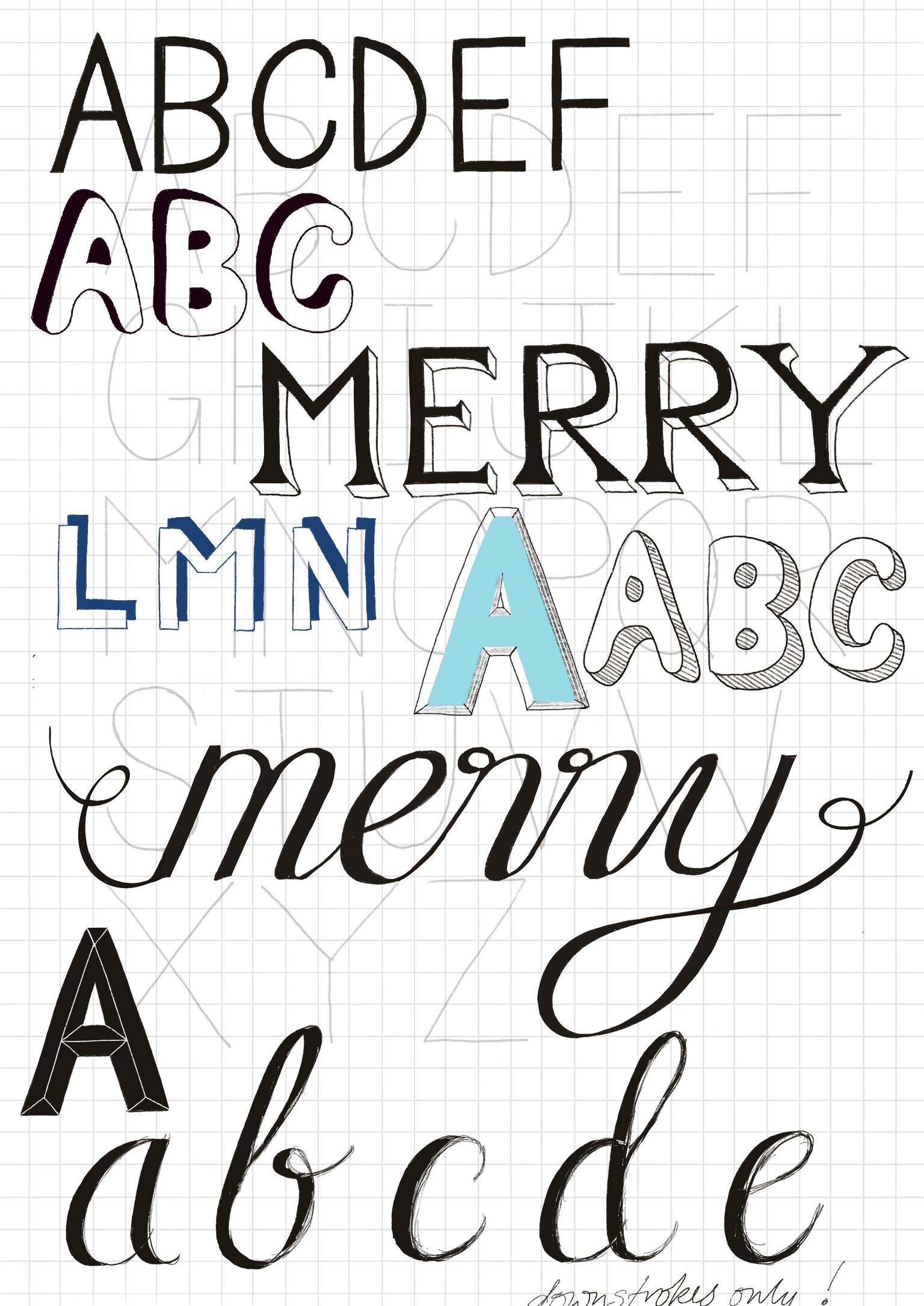 Handlettered type - image 1 - student project