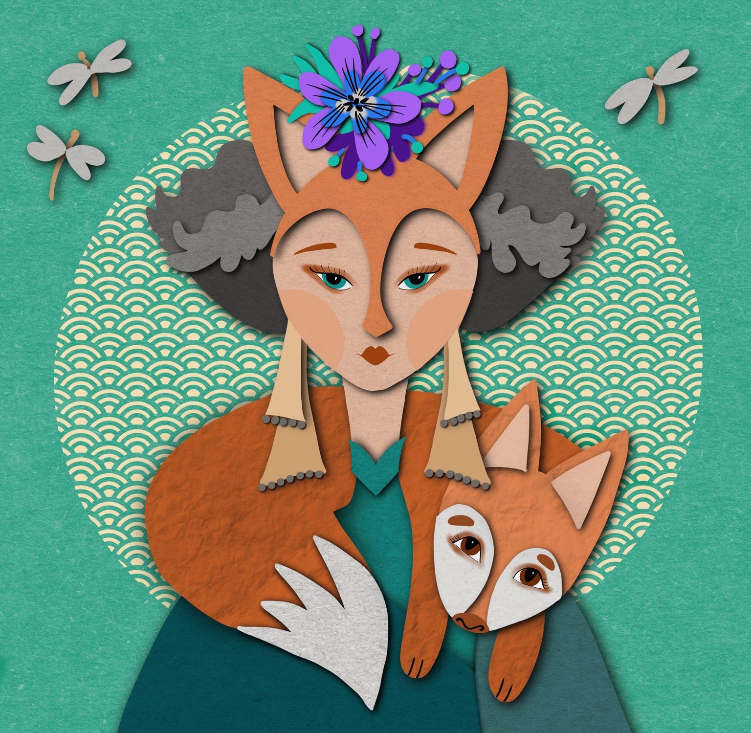 Fox woman - image 2 - student project