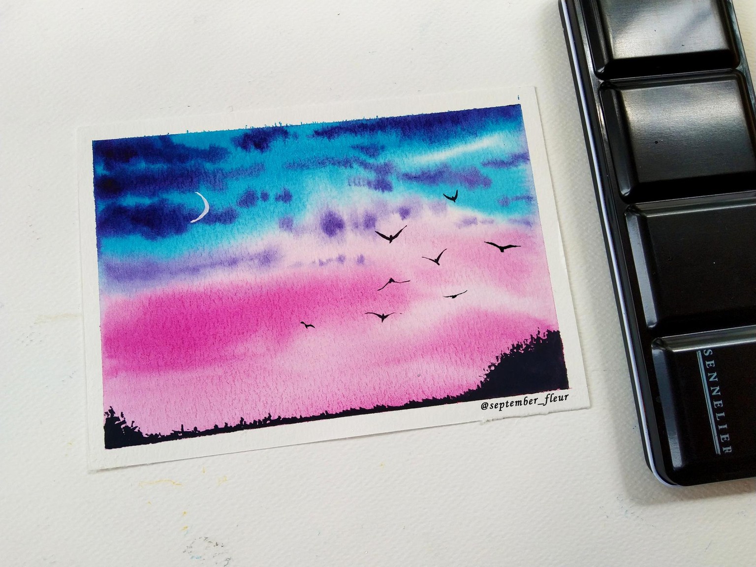30 Days Watercolor challenge - image 6 - student project