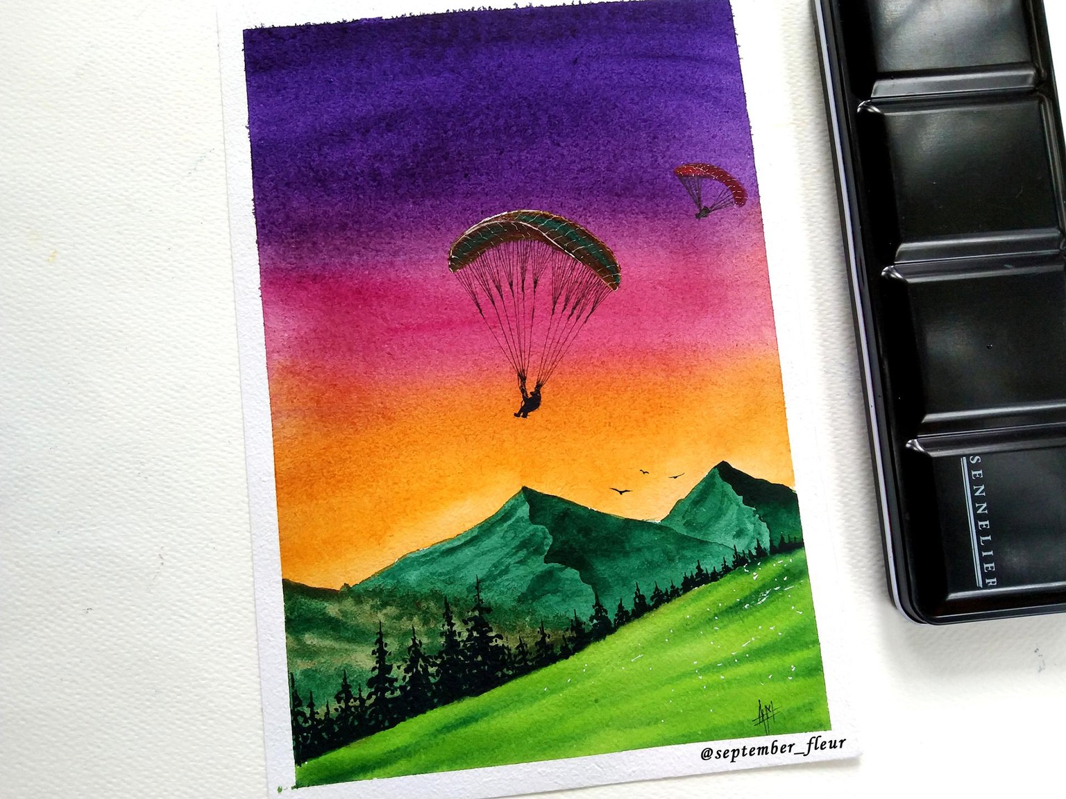 30 Days Watercolor challenge - image 5 - student project