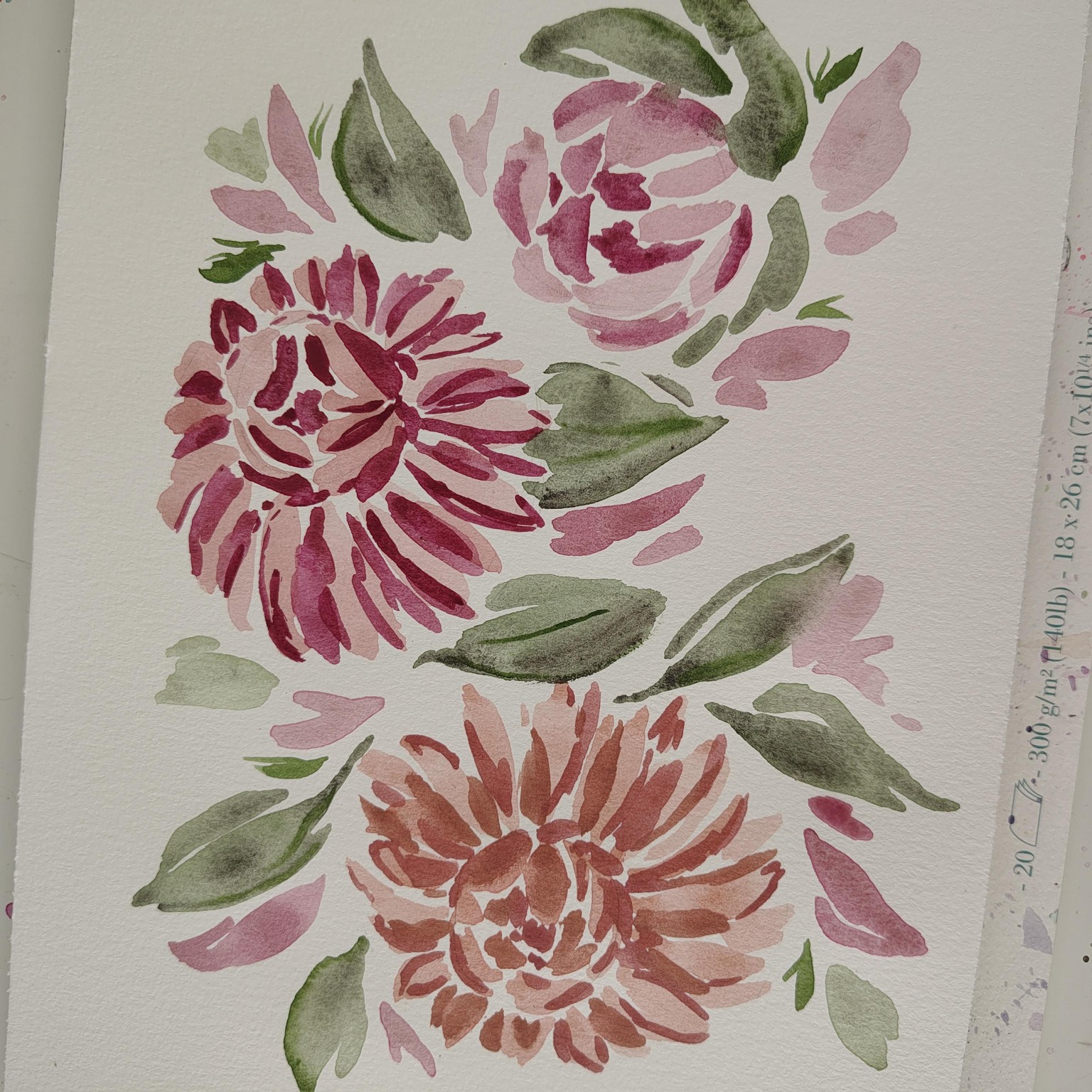 My dahlia bouquet 😊 - image 1 - student project